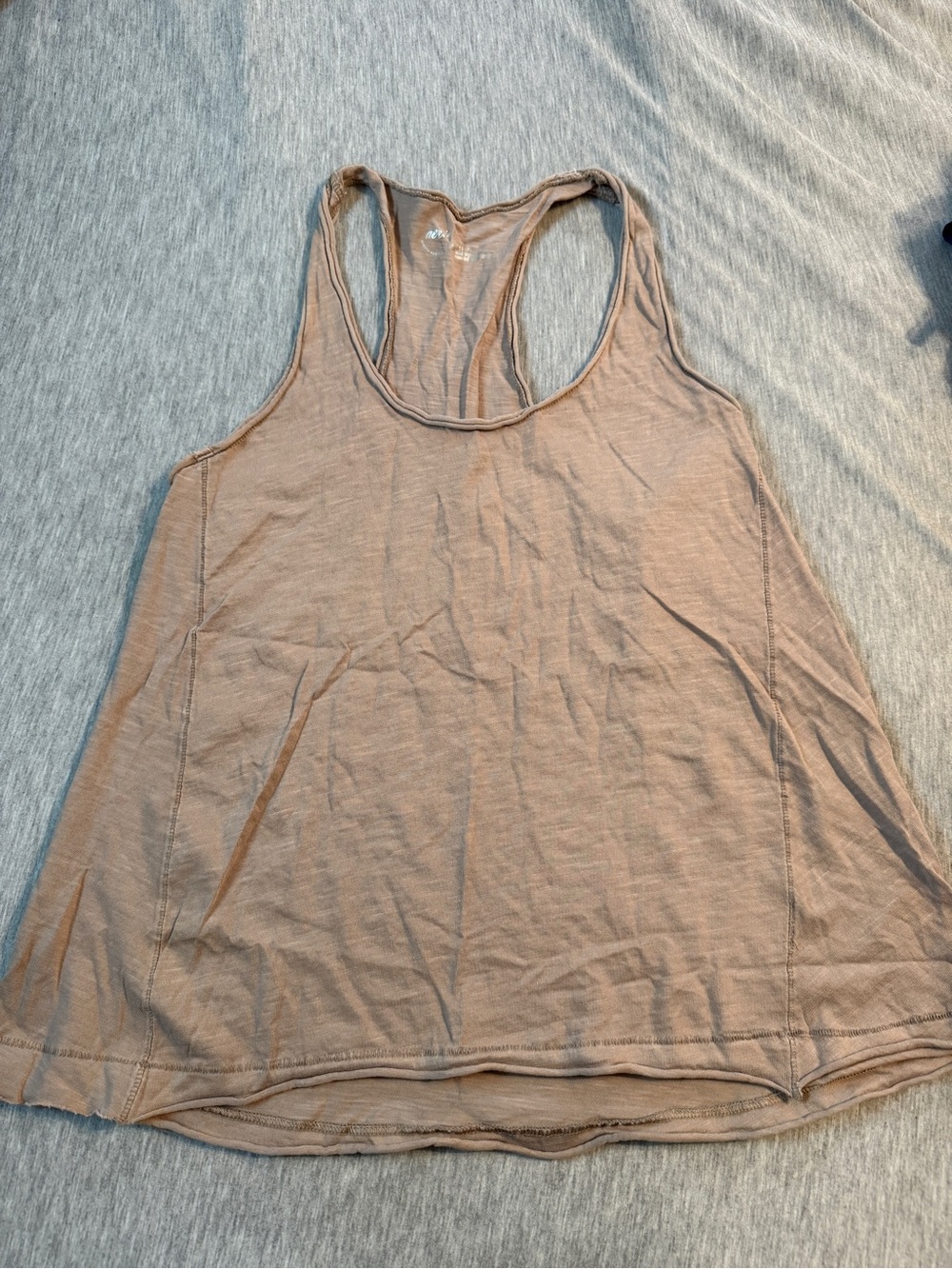 aerie Taupe Racerback Tank Top